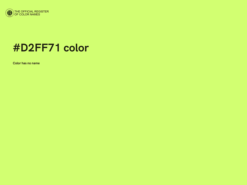 #D2FF71 color image