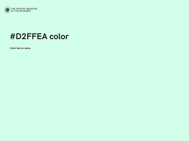 #D2FFEA color image