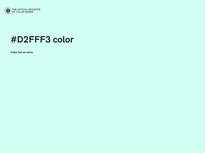 #D2FFF3 color image