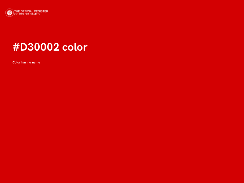 #D30002 color image