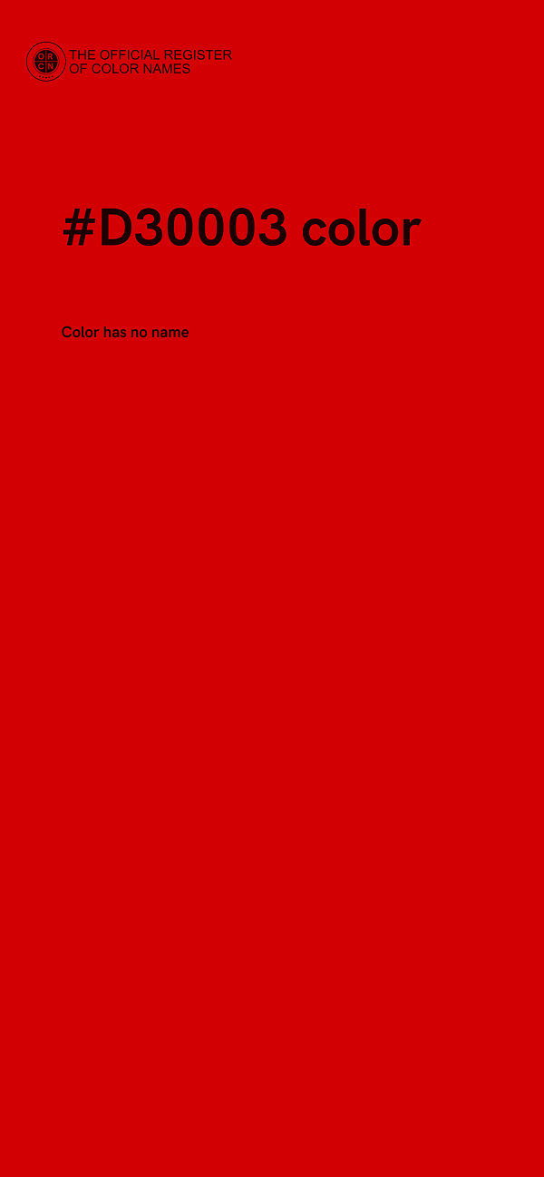 #D30003 color image