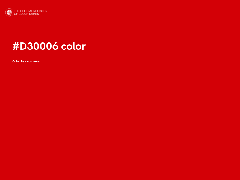 #D30006 color image