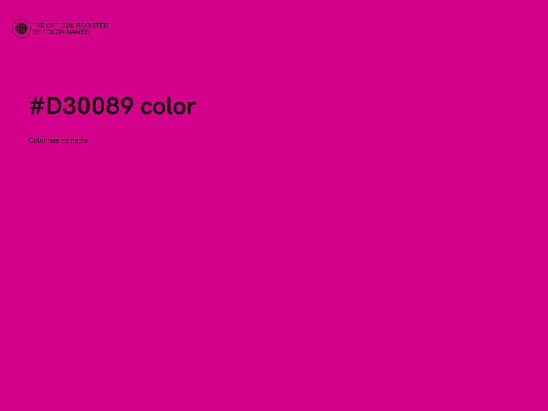 #D30089 color image