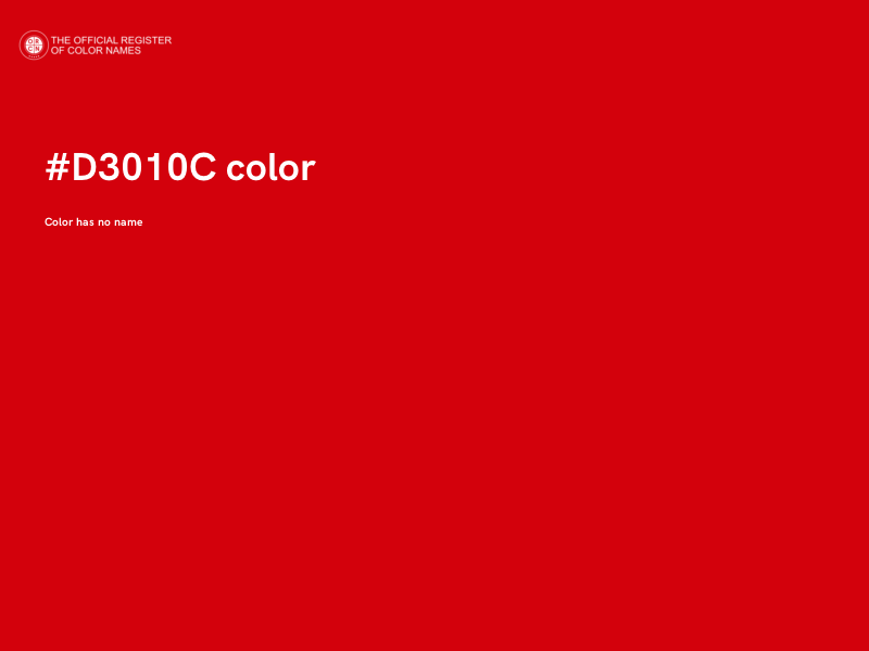 #D3010C color image