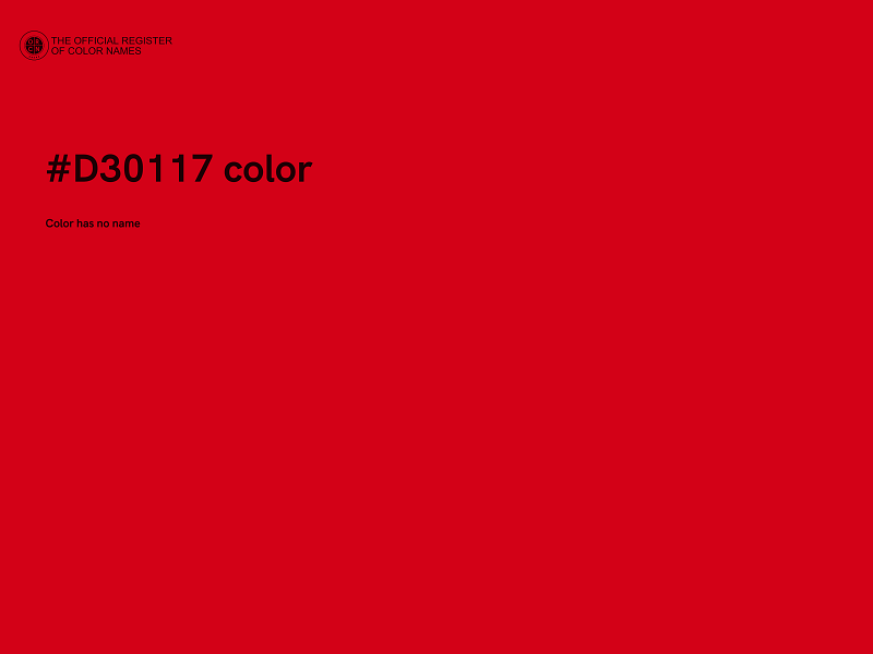 #D30117 color image