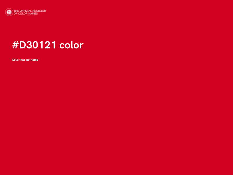 #D30121 color image