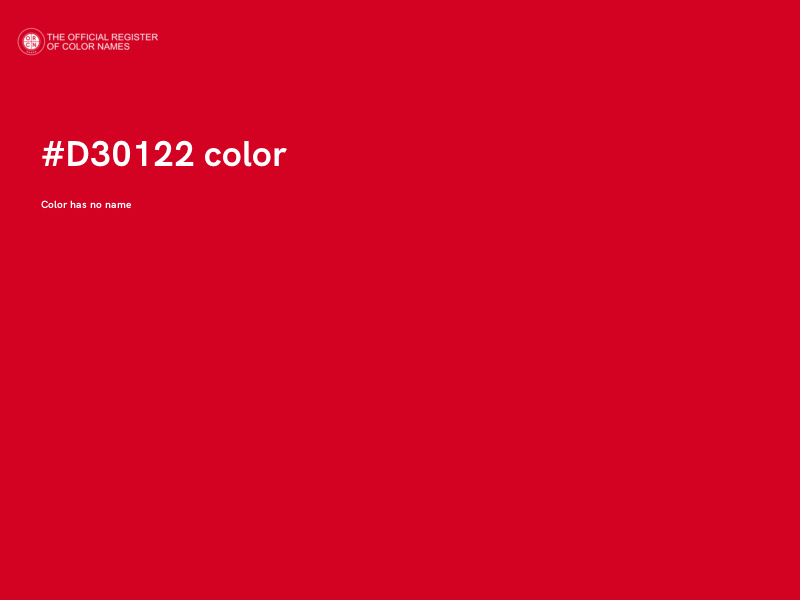 #D30122 color image