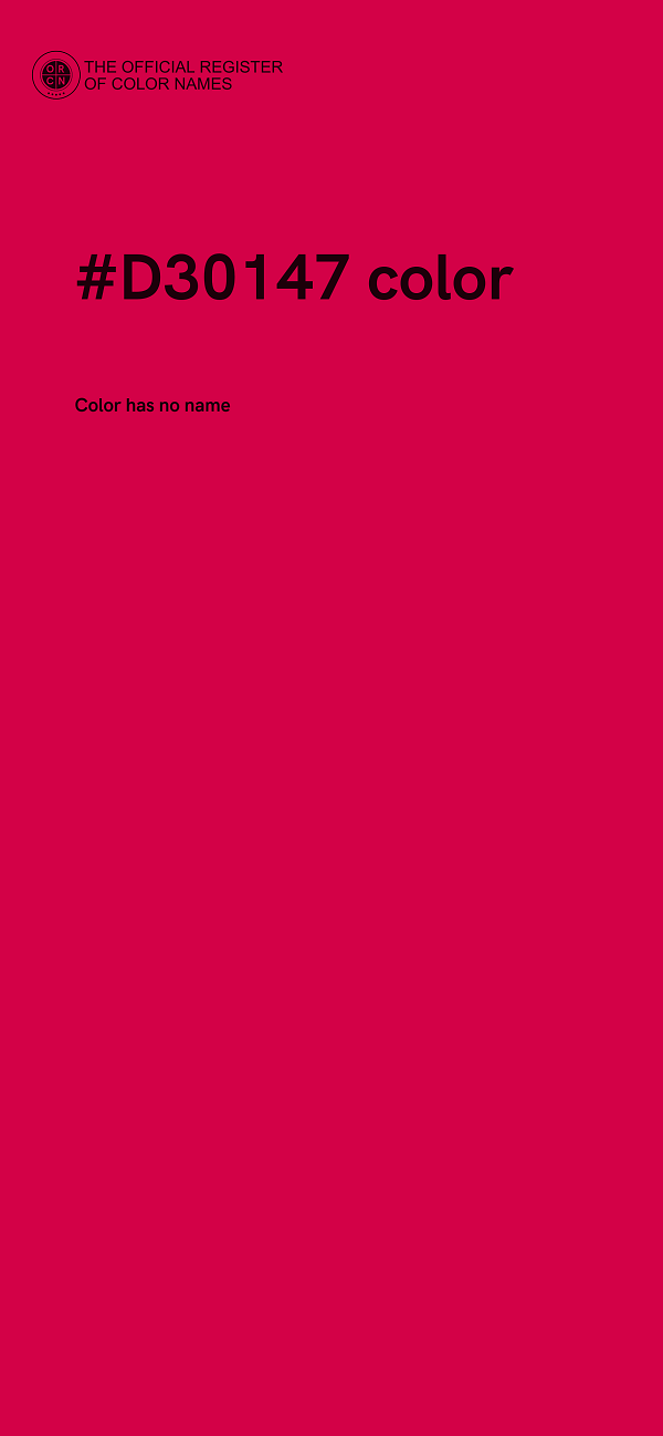 #D30147 color image