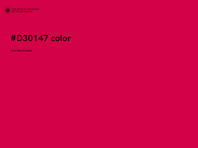 #D30147 color image