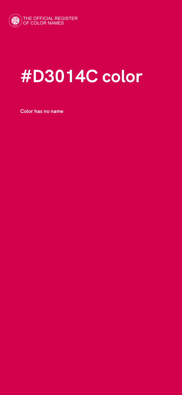 #D3014C color image