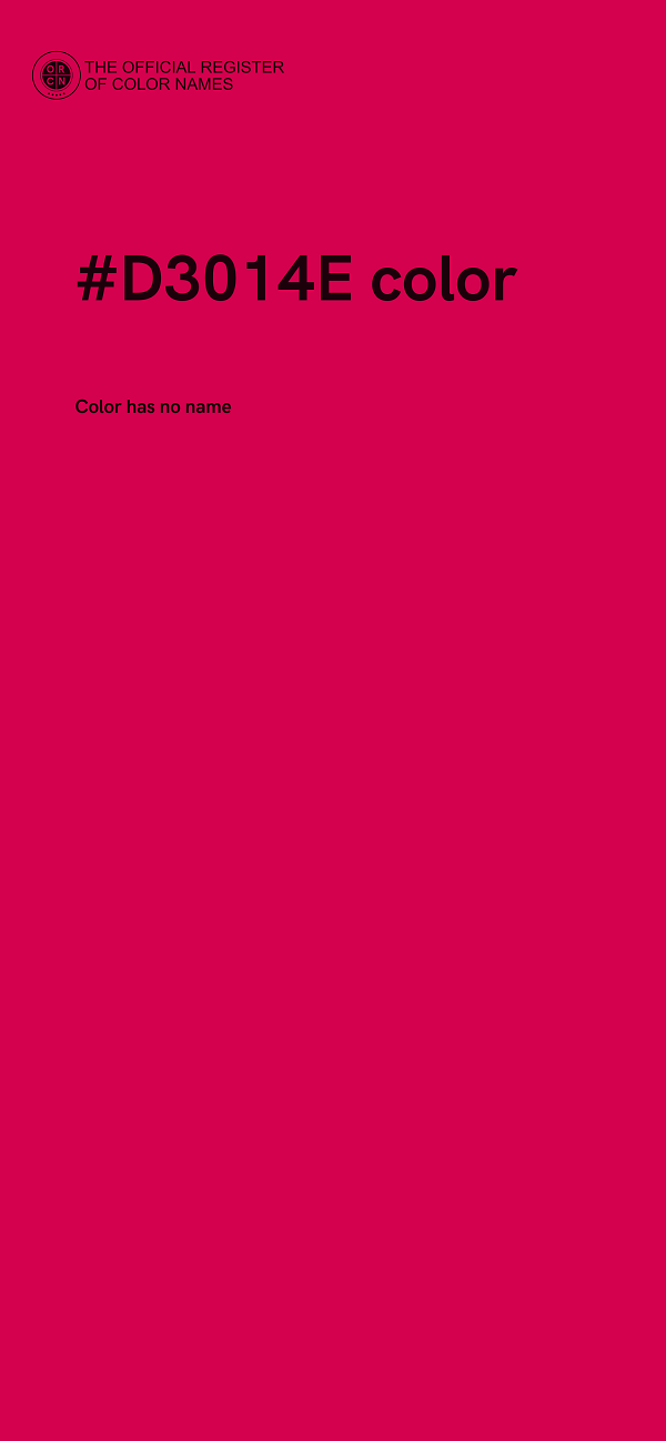 #D3014E color image