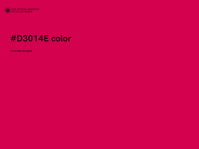 #D3014E color image