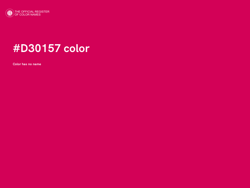 #D30157 color image