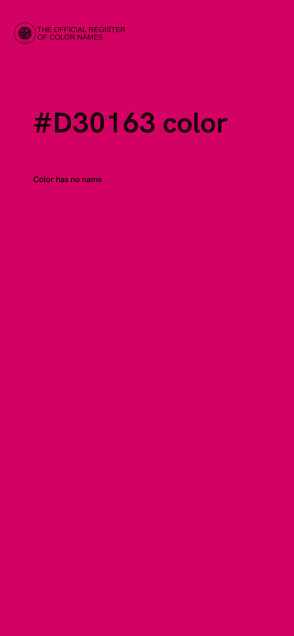#D30163 color image