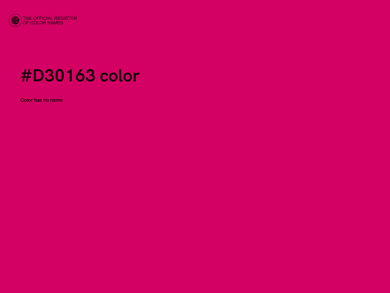 #D30163 color image
