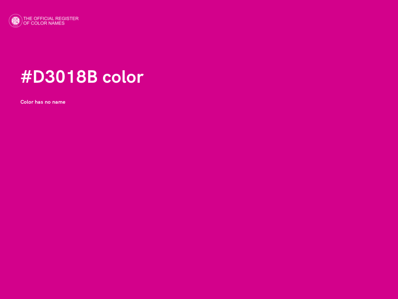 #D3018B color image