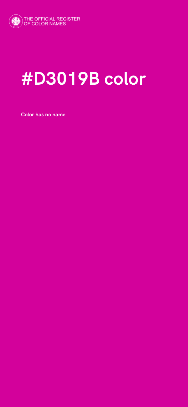 #D3019B color image