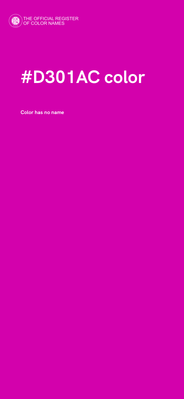 #D301AC color image