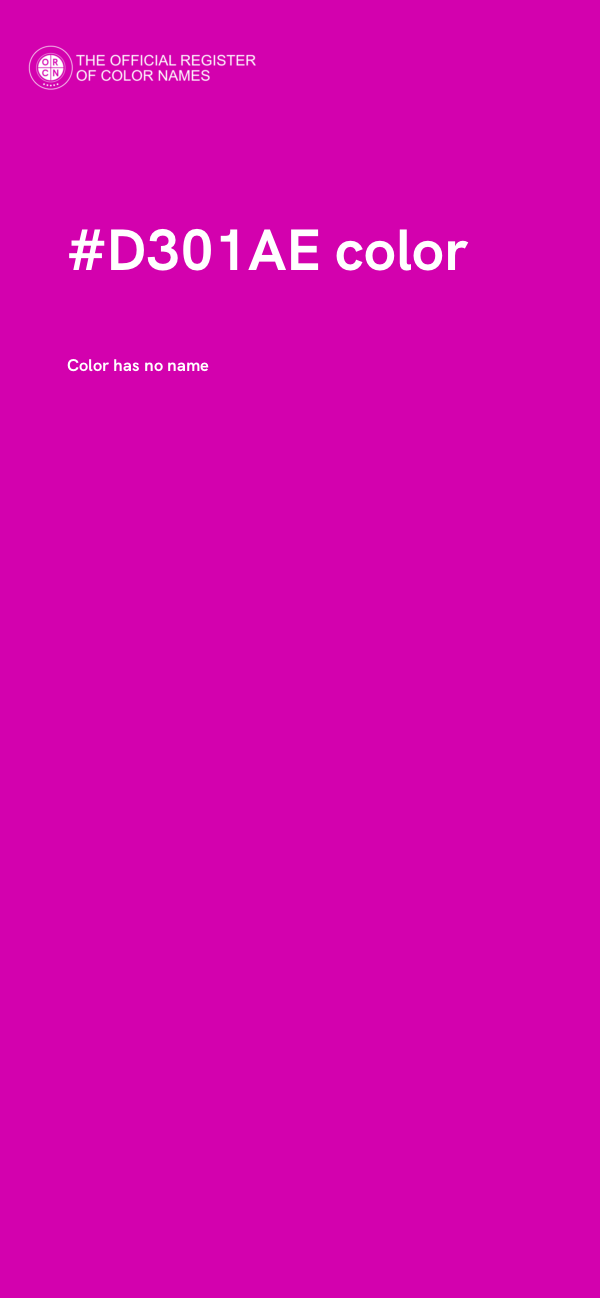 #D301AE color image