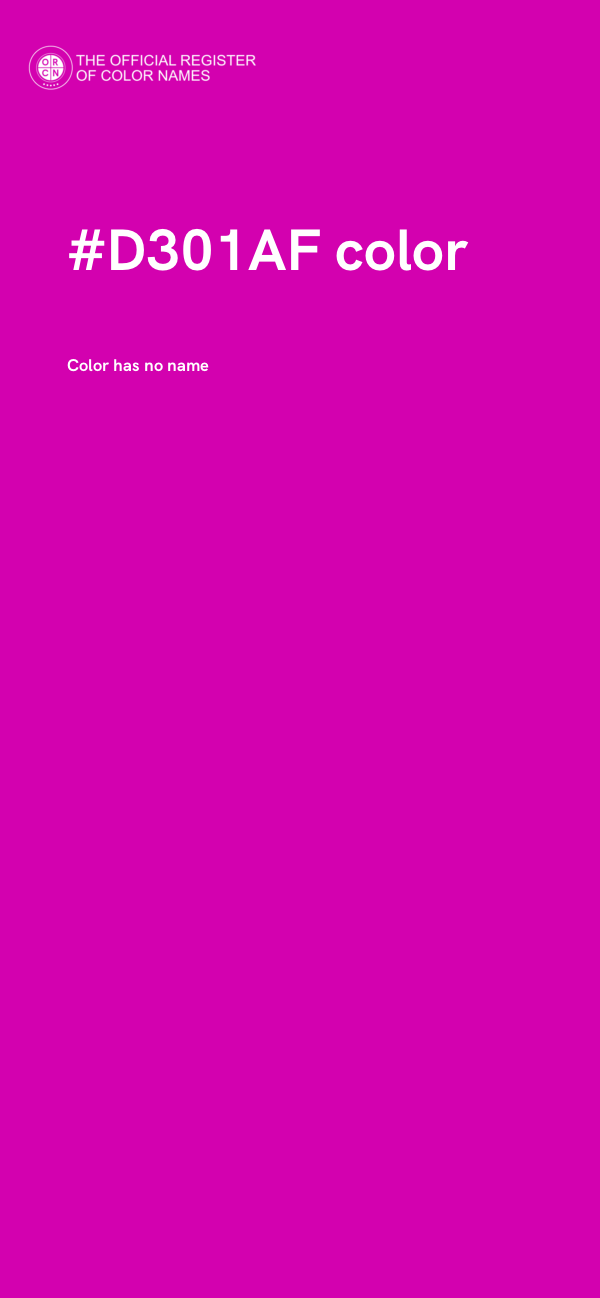 #D301AF color image