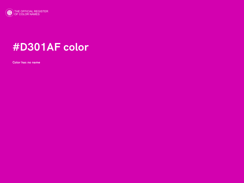 #D301AF color image