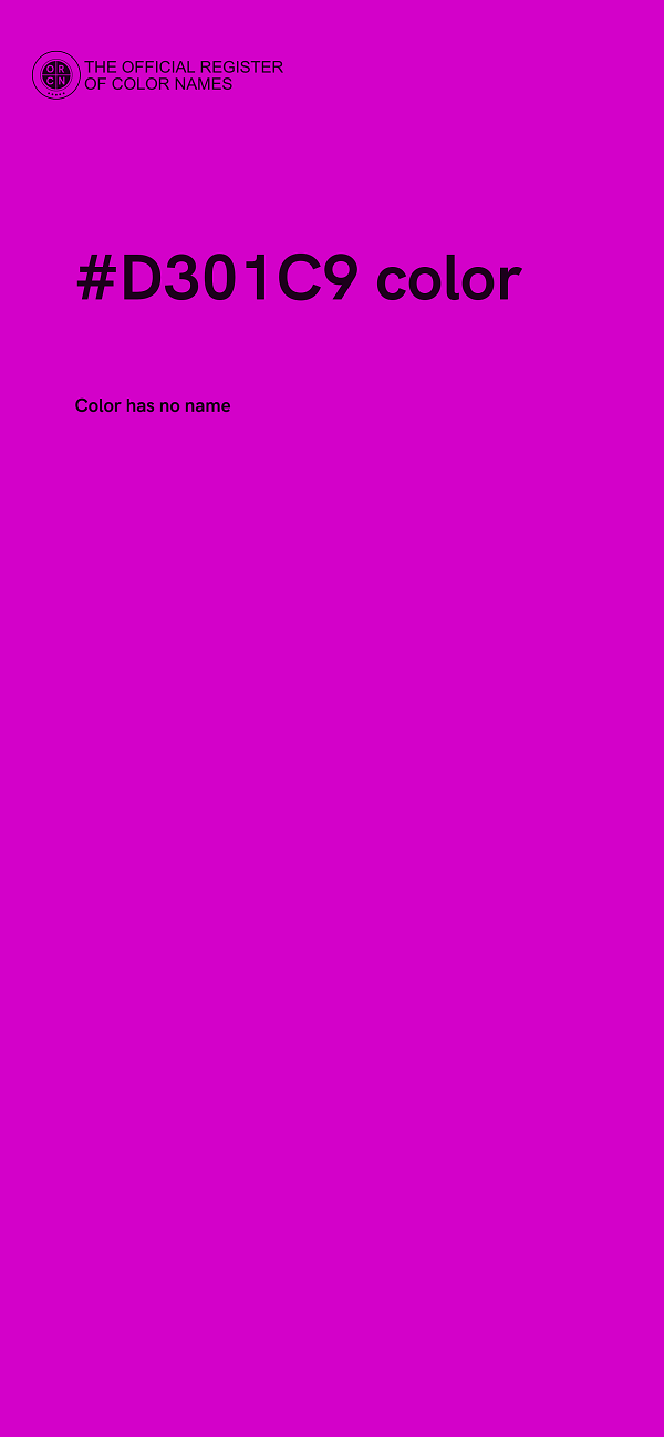 #D301C9 color image
