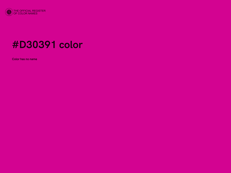 #D30391 color image