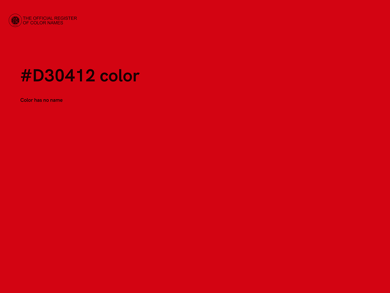 #D30412 color image
