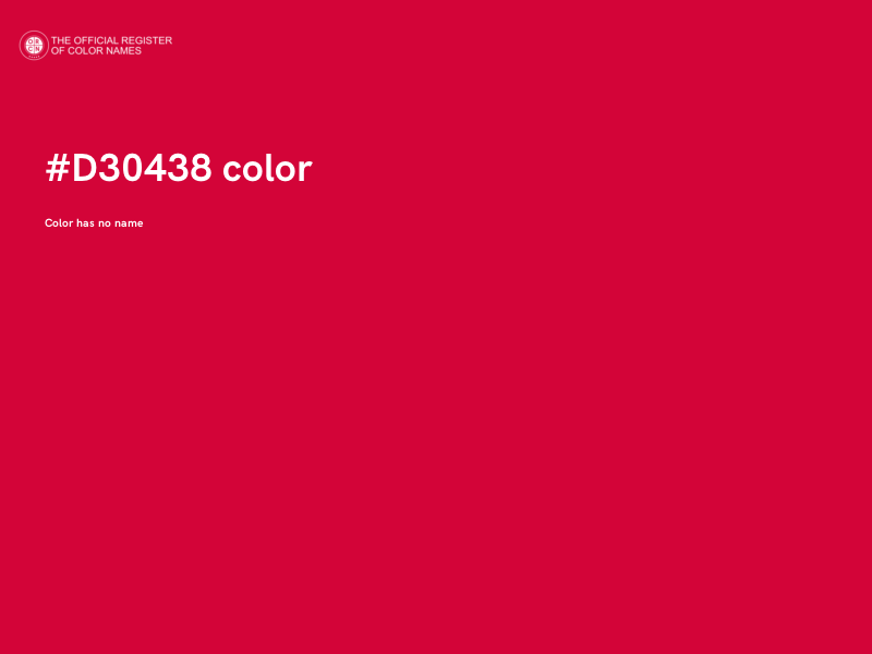 #D30438 color image