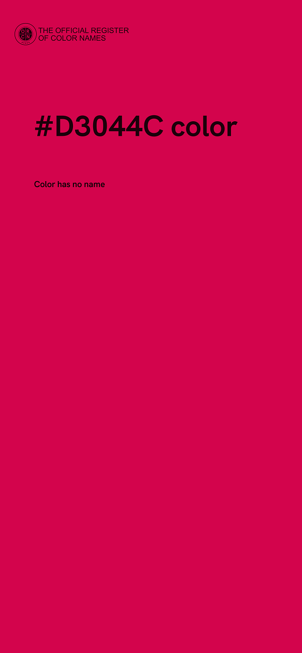 #D3044C color image
