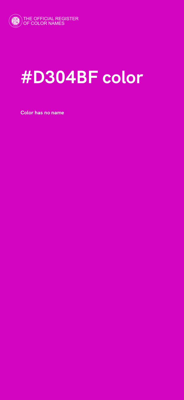 #D304BF color image