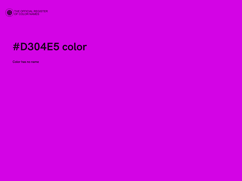 #D304E5 color image