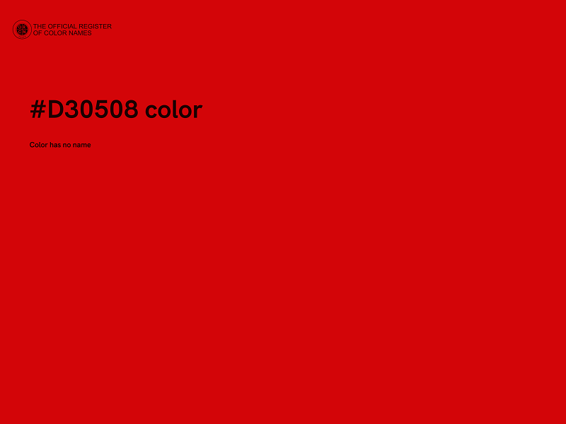 #D30508 color image