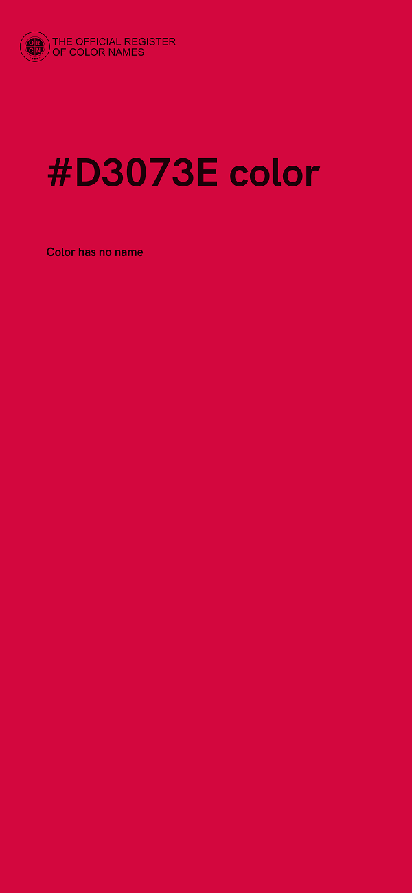 #D3073E color image