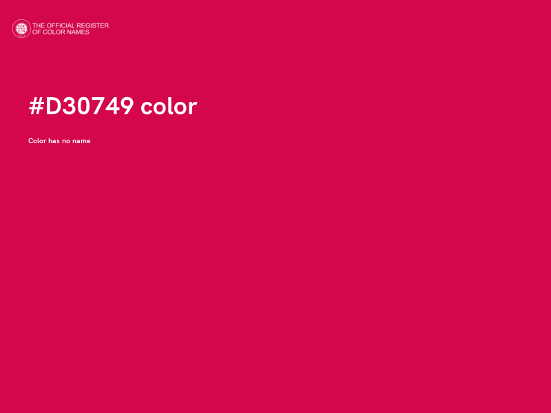 #D30749 color image
