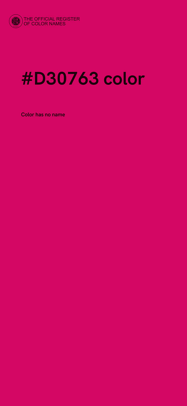 #D30763 color image