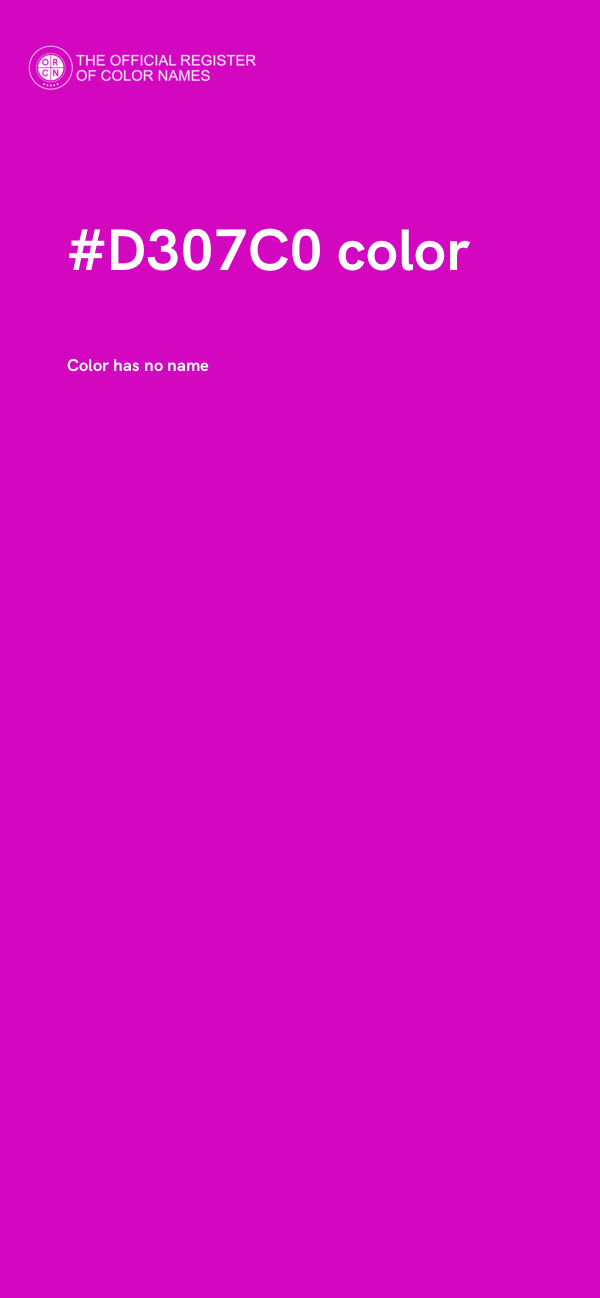 #D307C0 color image