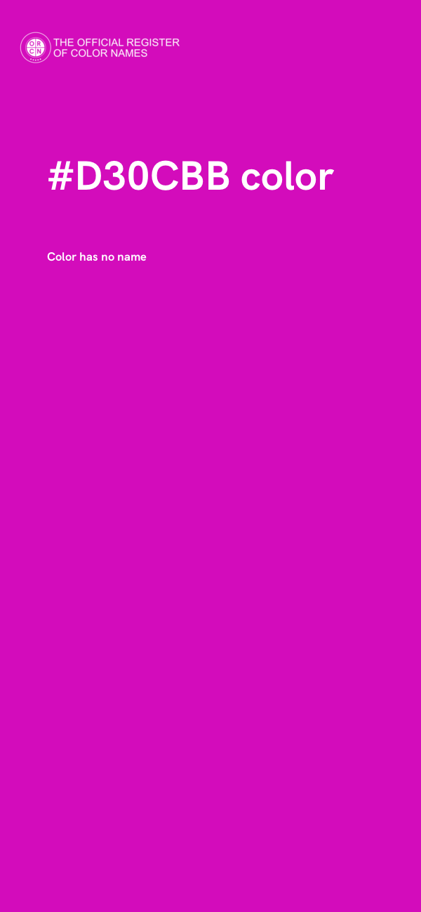 #D30CBB color image