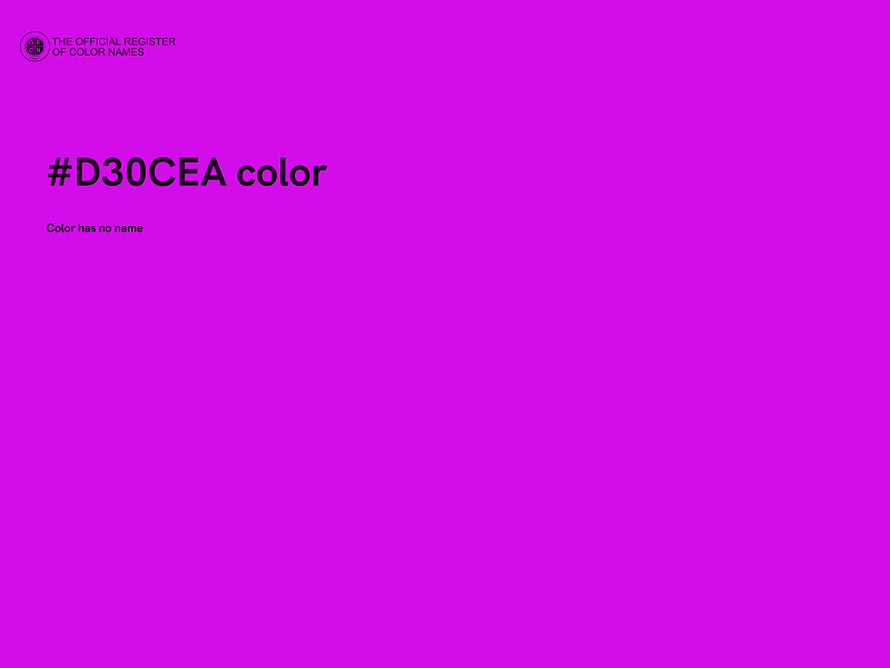 #D30CEA color image