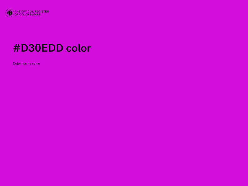 #D30EDD color image