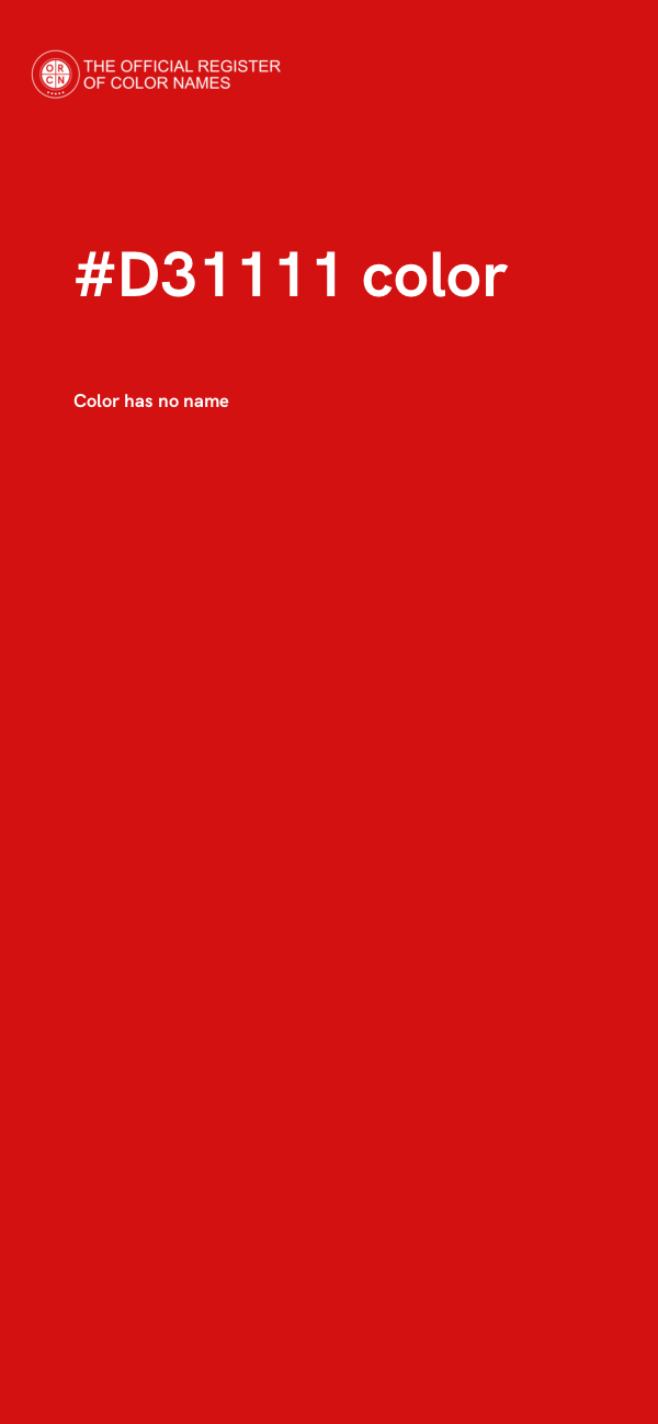 #D31111 color image