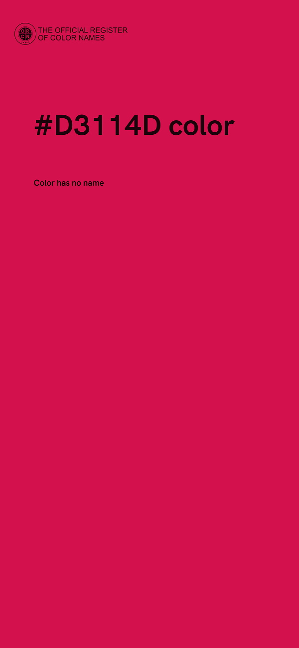 #D3114D color image