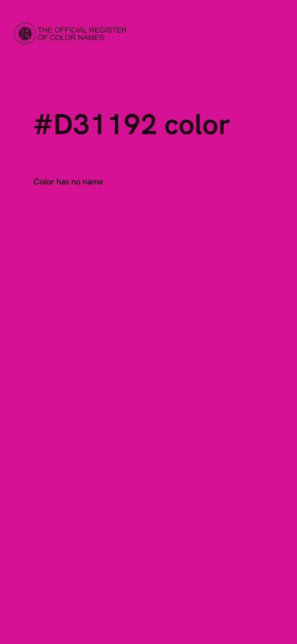 #D31192 color image
