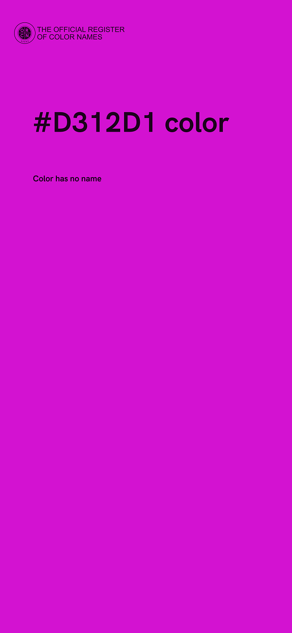 #D312D1 color image