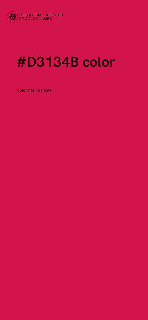 #D3134B color image