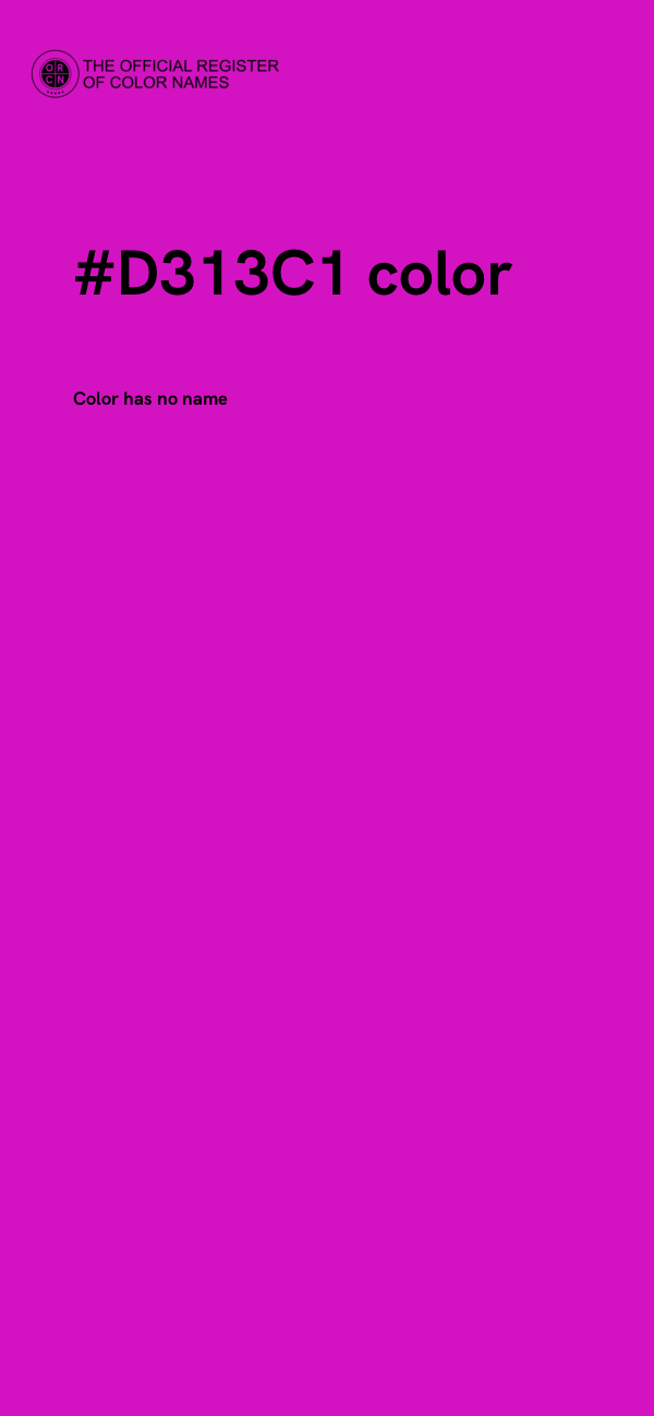 #D313C1 color image