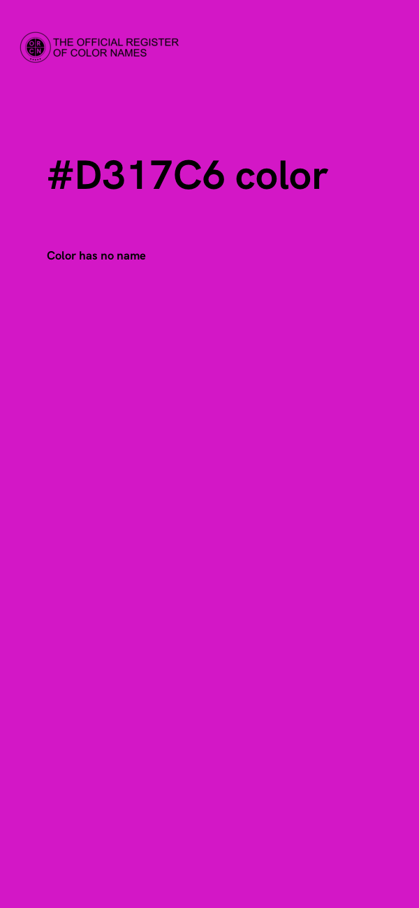 #D317C6 color image