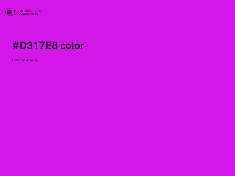 #D317E8 color image