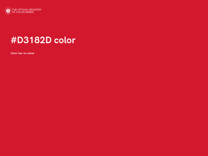 #D3182D color image