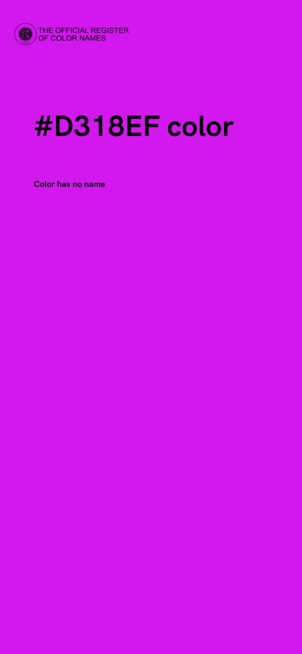 #D318EF color image